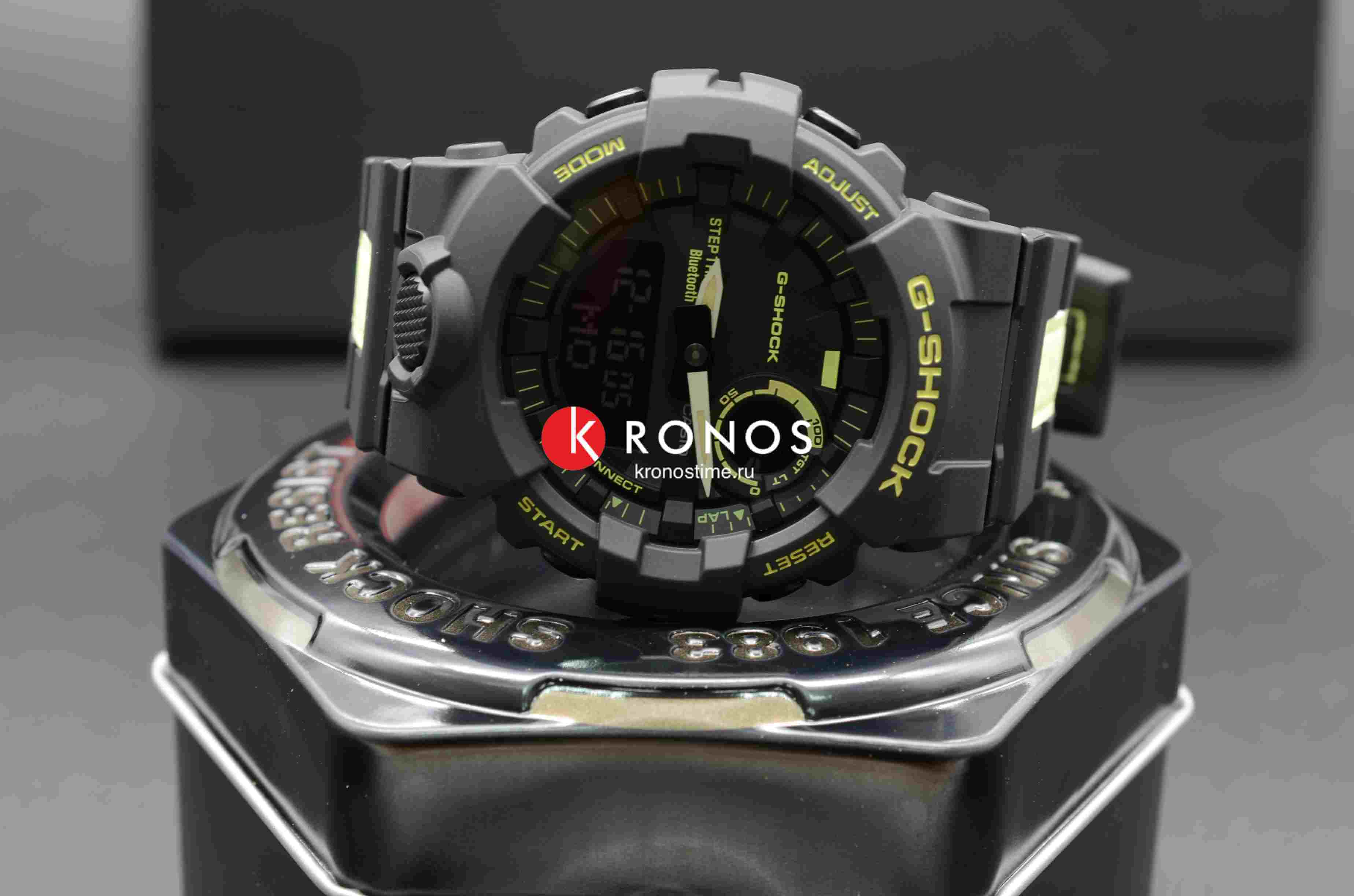 Casio Casio G-Shock GBA-800LU-1A1, g-shock япония мужские часы на браслете пластик боковой вид